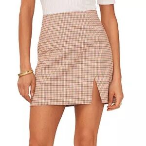NWT Plaid Mini Skirt